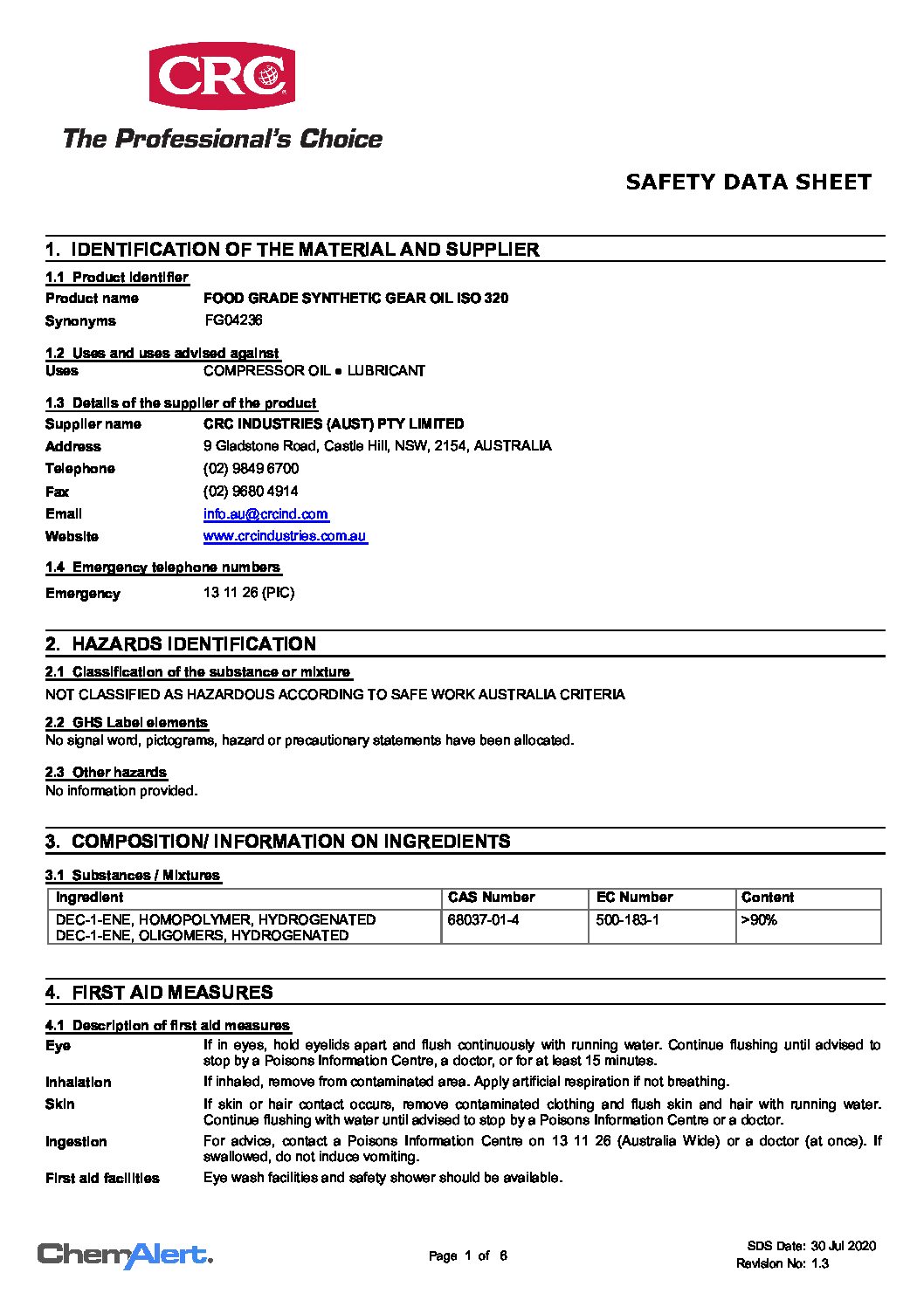 Technical Specifications