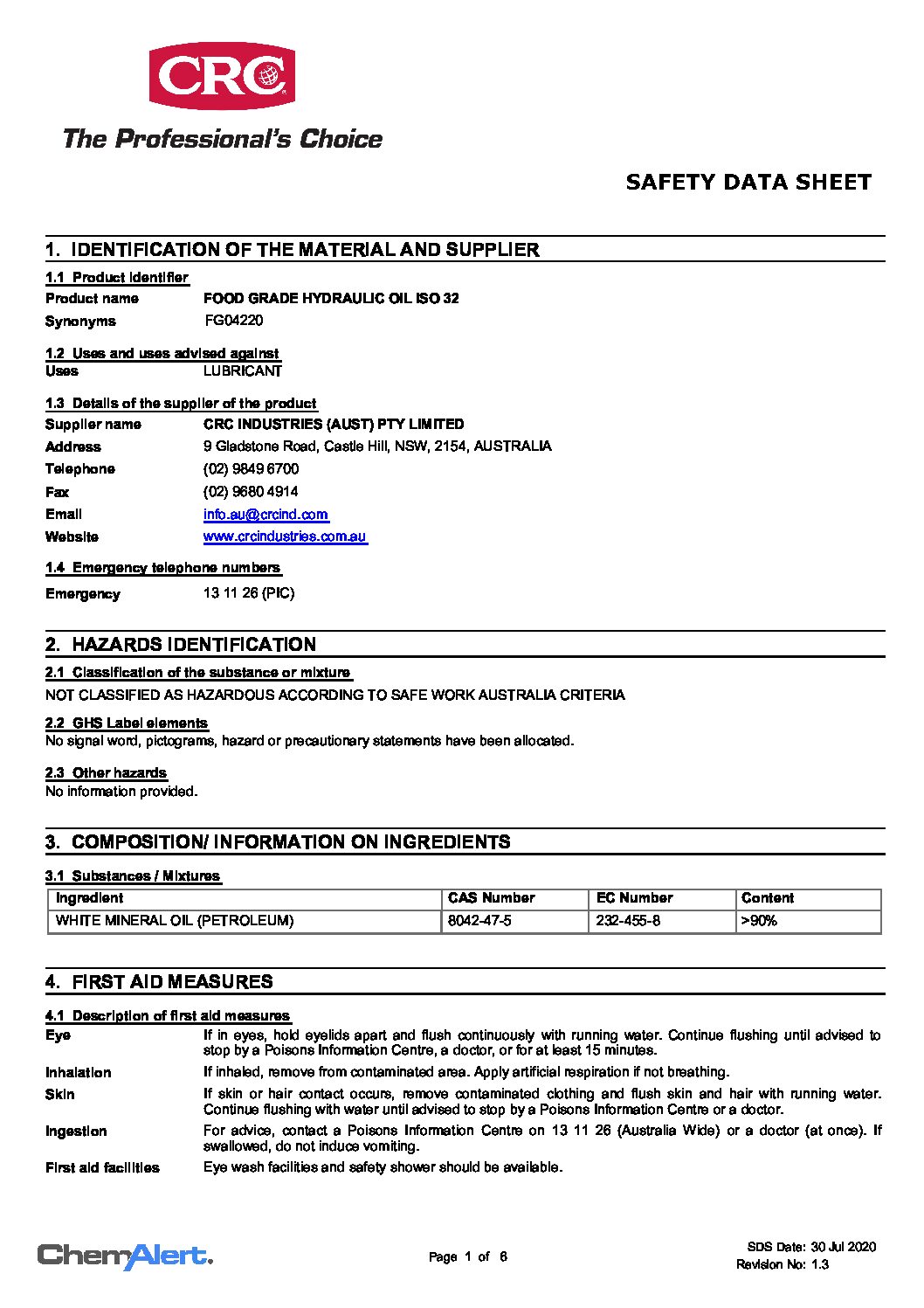 Technical Specifications