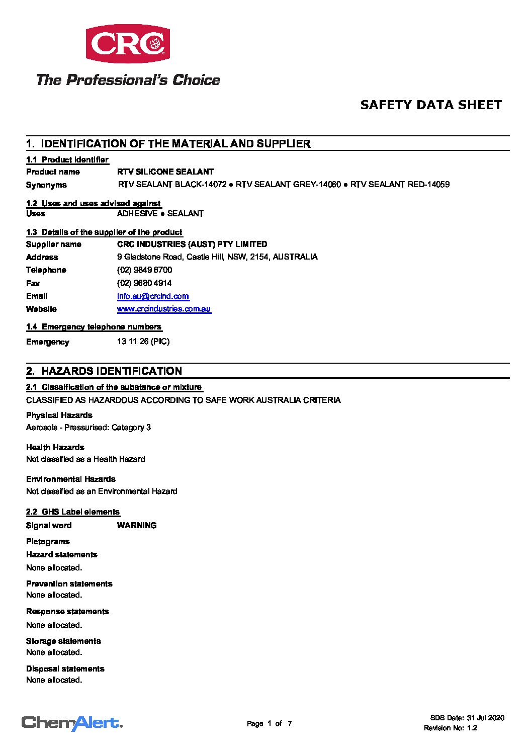 Technical Specifications