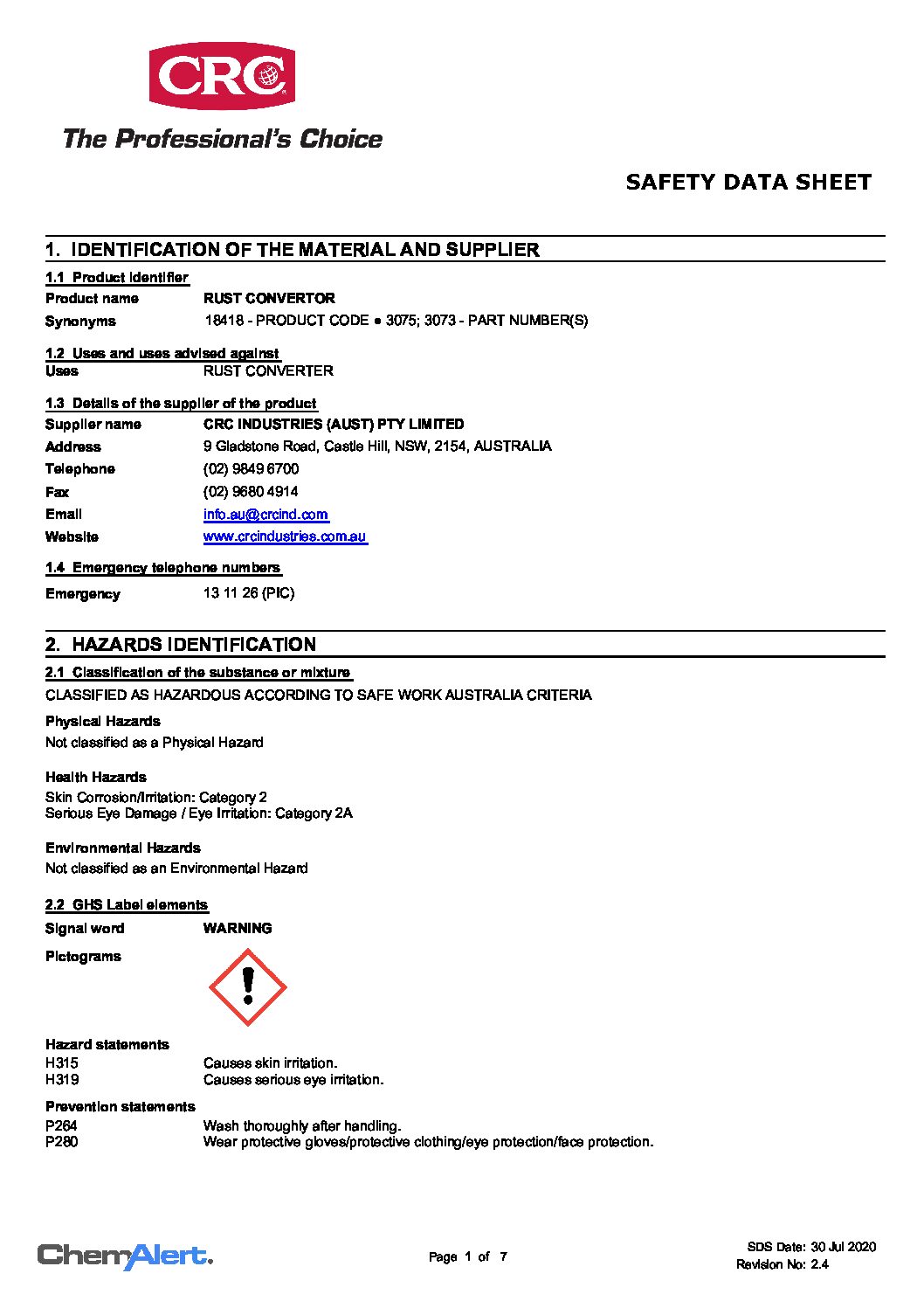 Technical Specifications