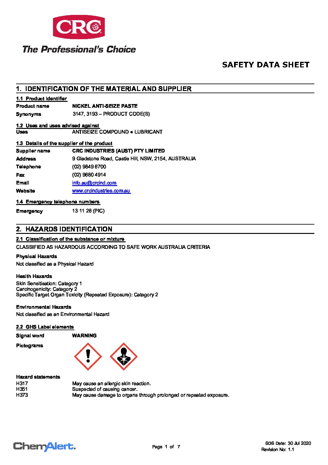 Technical Specifications
