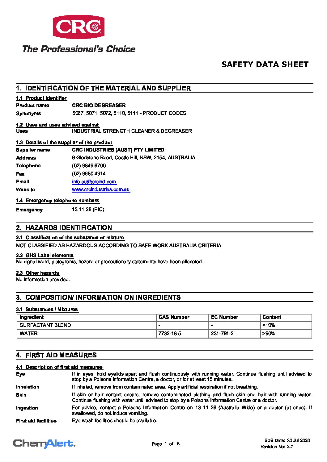 Technical Specifications