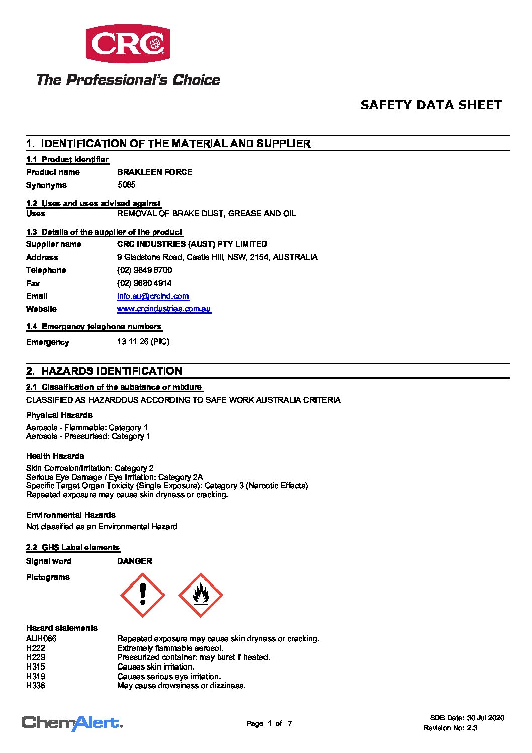 Technical Specifications