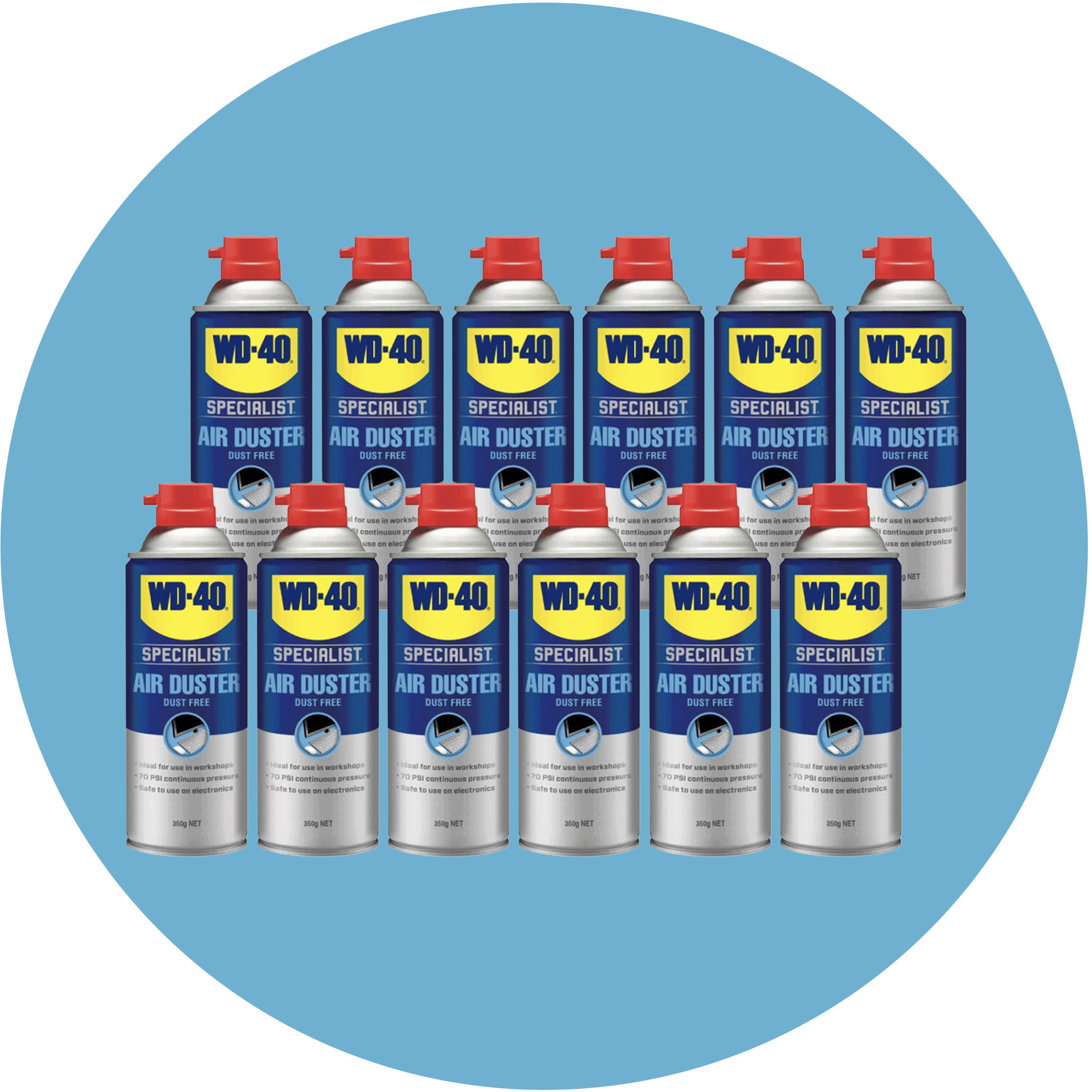 WD-40 Specialist Dust Free Air Duster - 12-Pack Variation Image