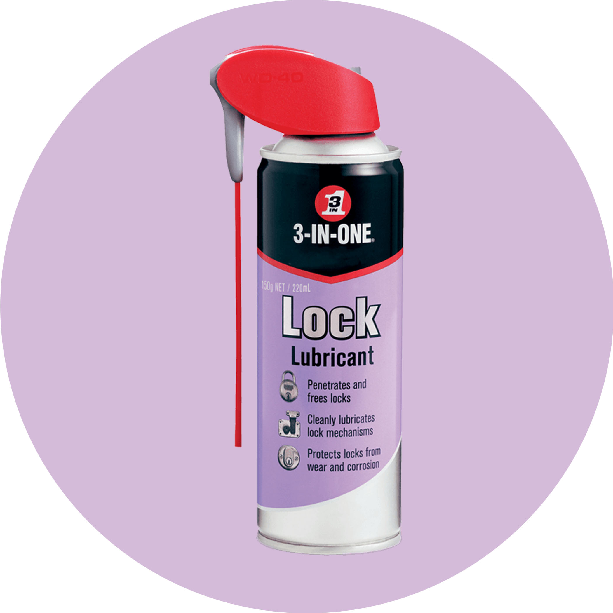 3-IN-ONE Lock Lubricant - Product Image