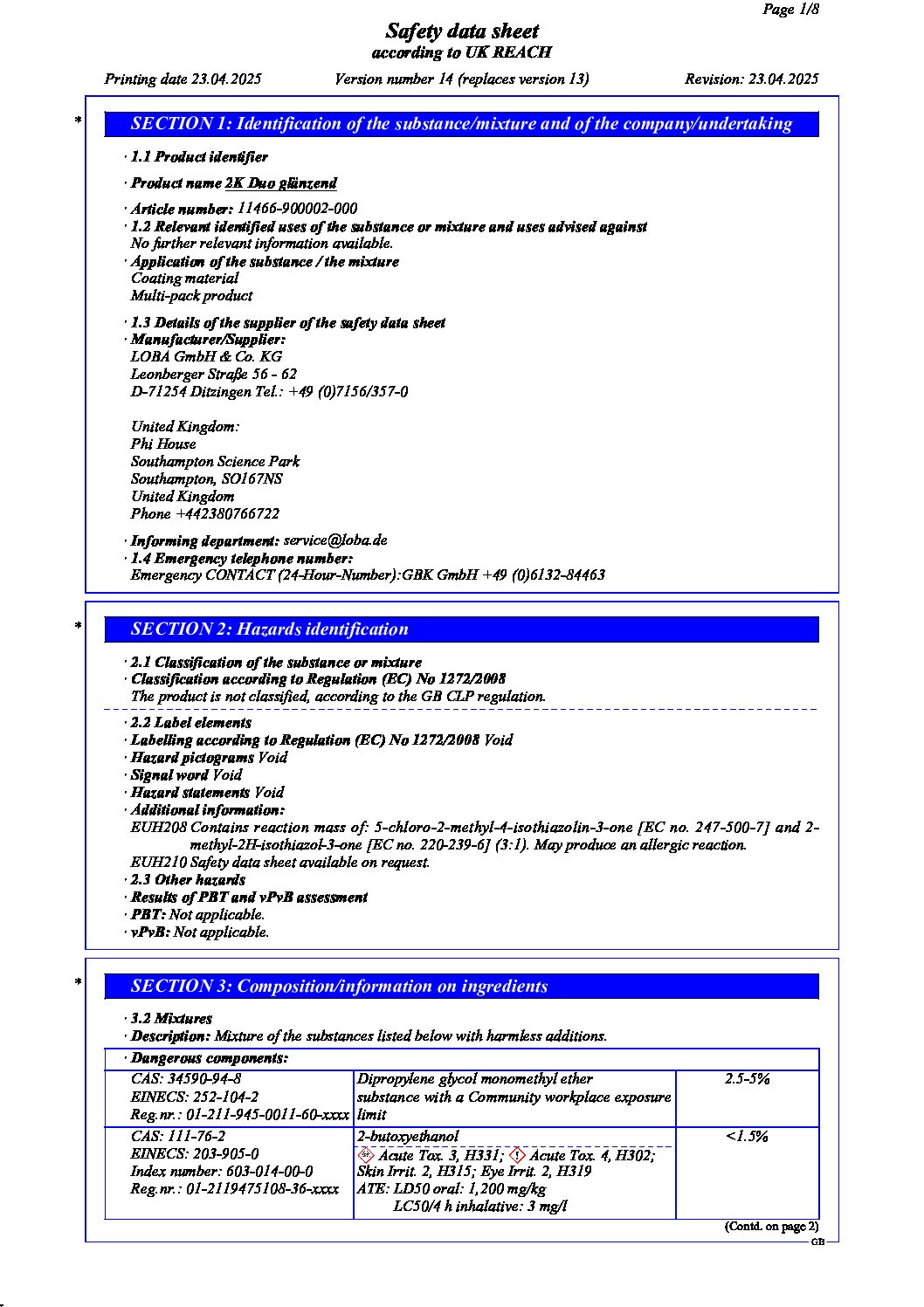 Technical Specifications