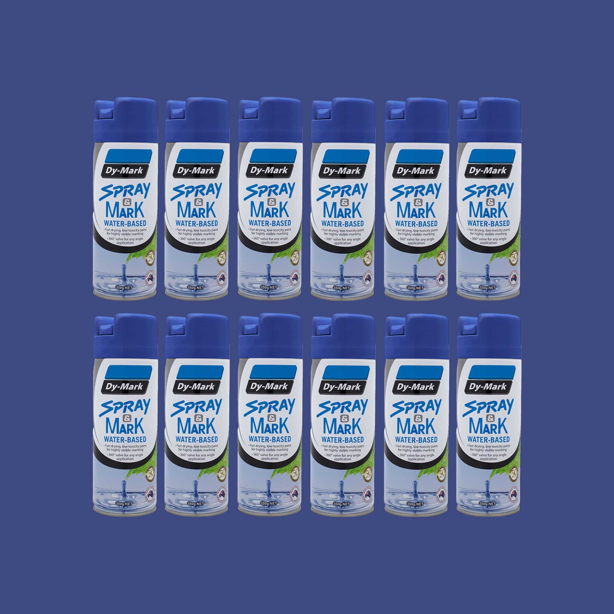 Dy-Mark Spray and Mark Water Based - Blue x 12 Variation Image