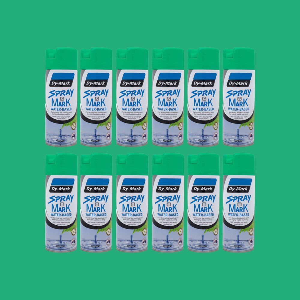 Dy-Mark Spray and Mark Water Based - Fluoro Green x 12 Variation Image