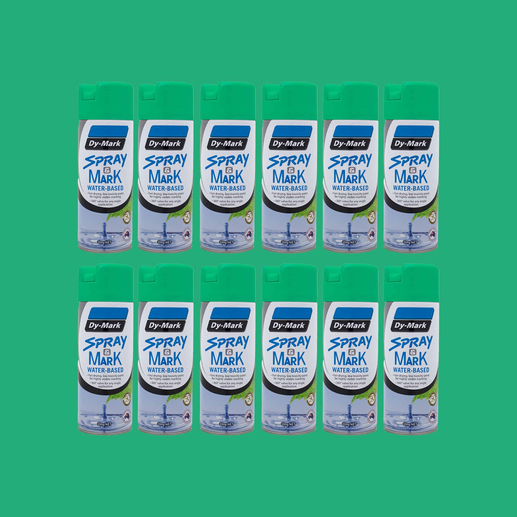 Dy-Mark Spray and Mark Water Based - Fluoro Green x 12 Variation Image