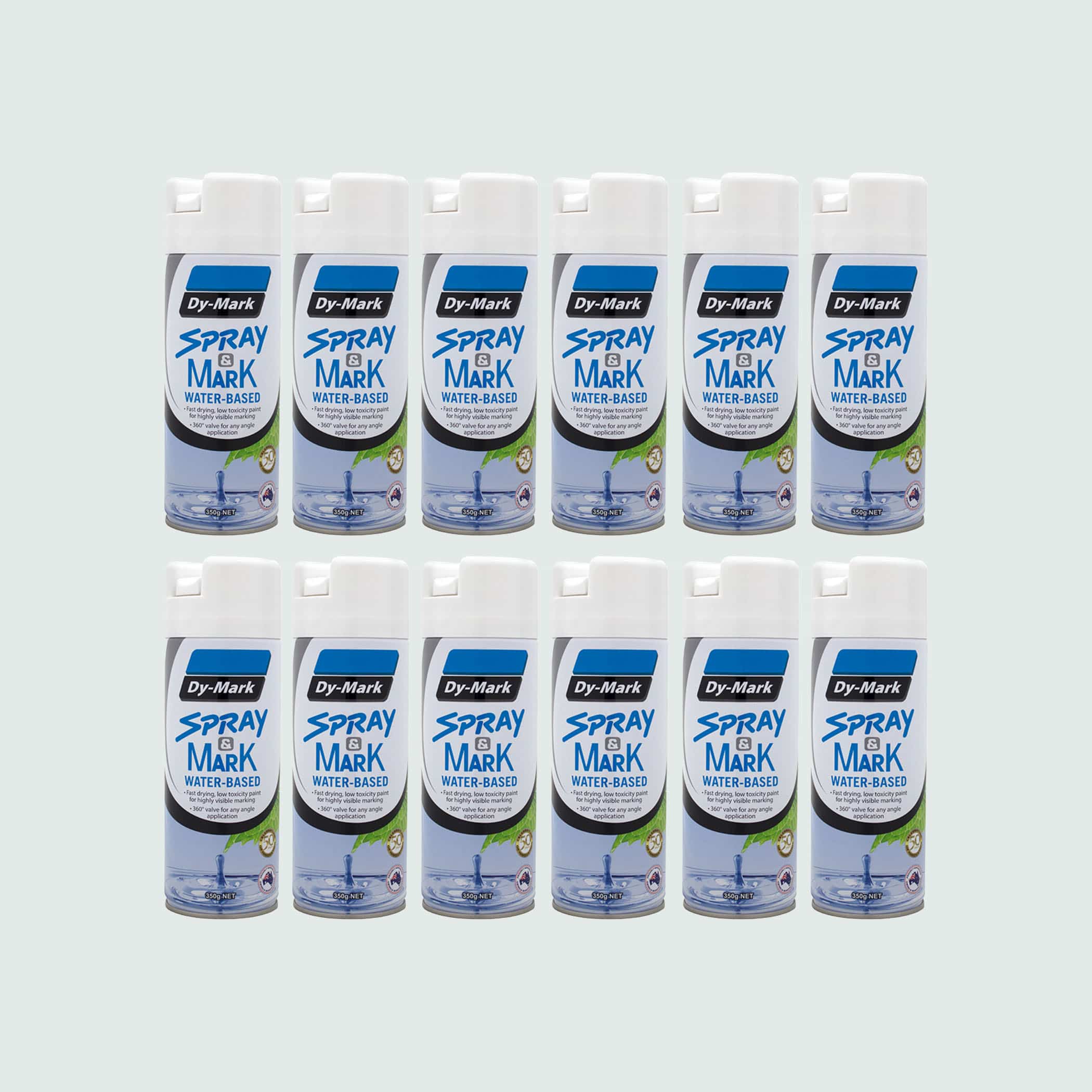 Dy-Mark Spray and Mark Water Based - White x 12 Variation Image