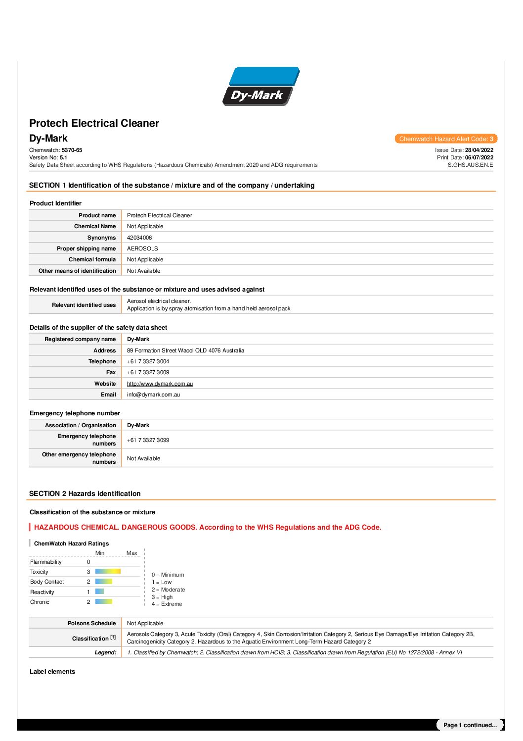 Technical Specifications