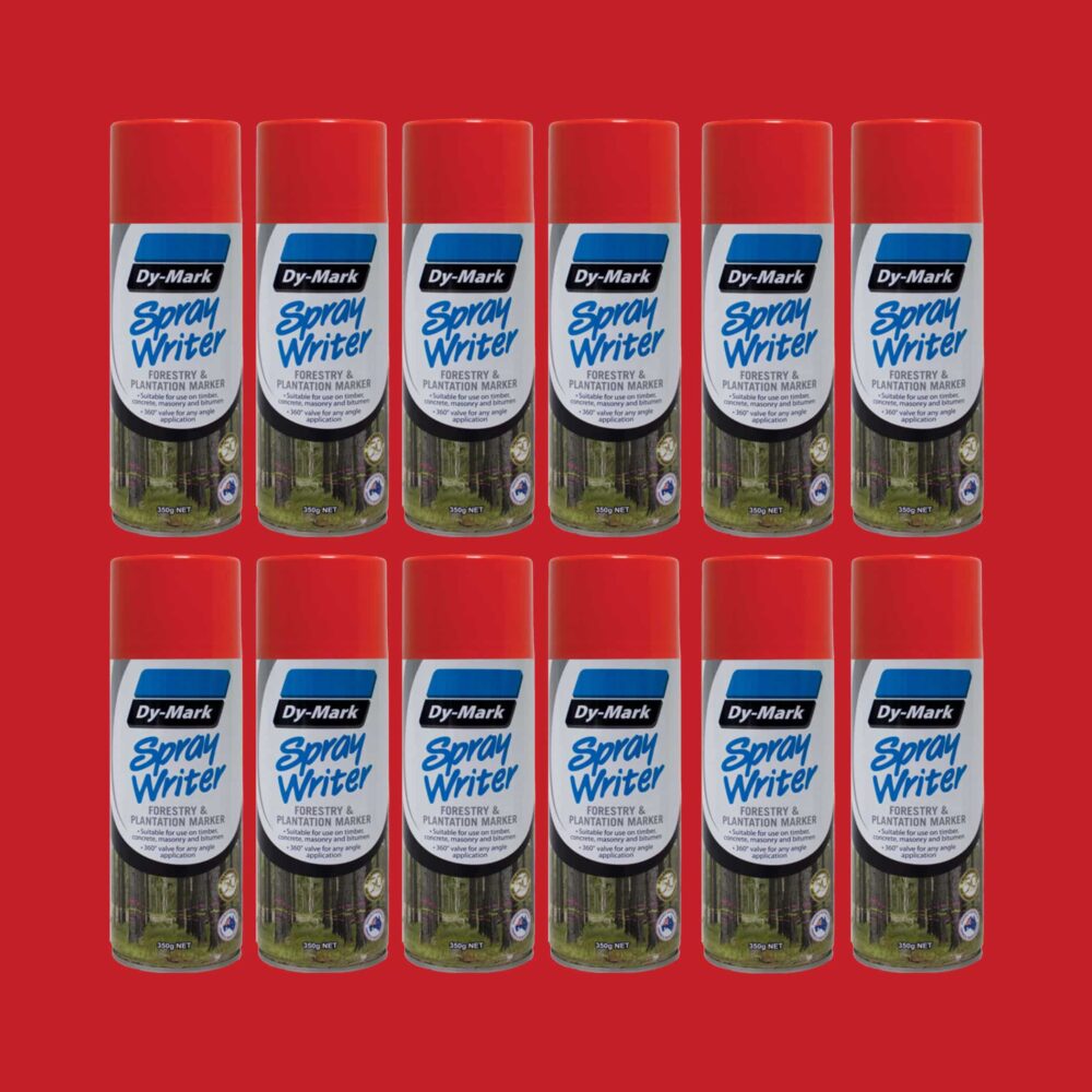 Dy-Mark Spray Writer - 12 Pack Red Variation Image