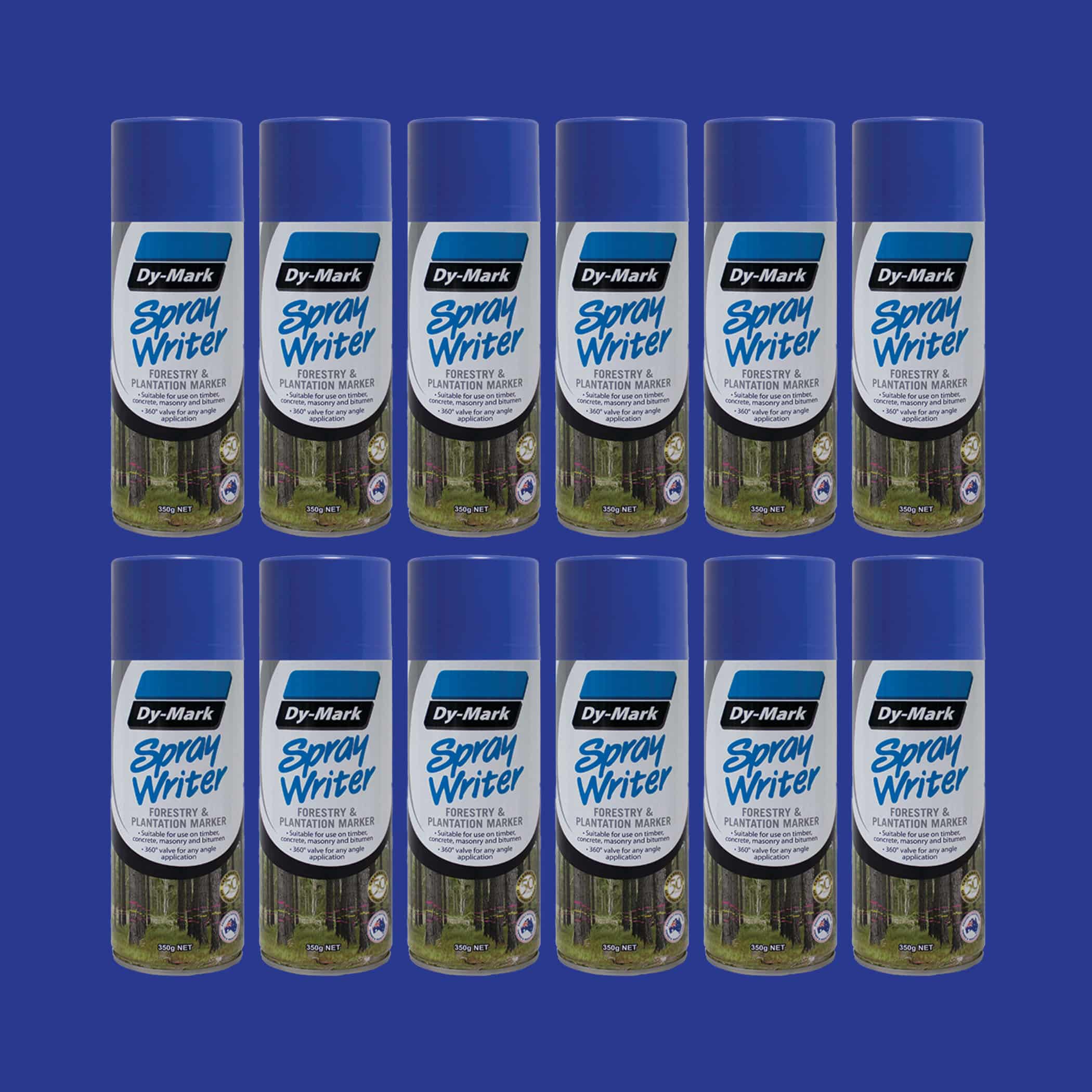 Dy-Mark Spray Writer - 12 Pack Blue Variation Image