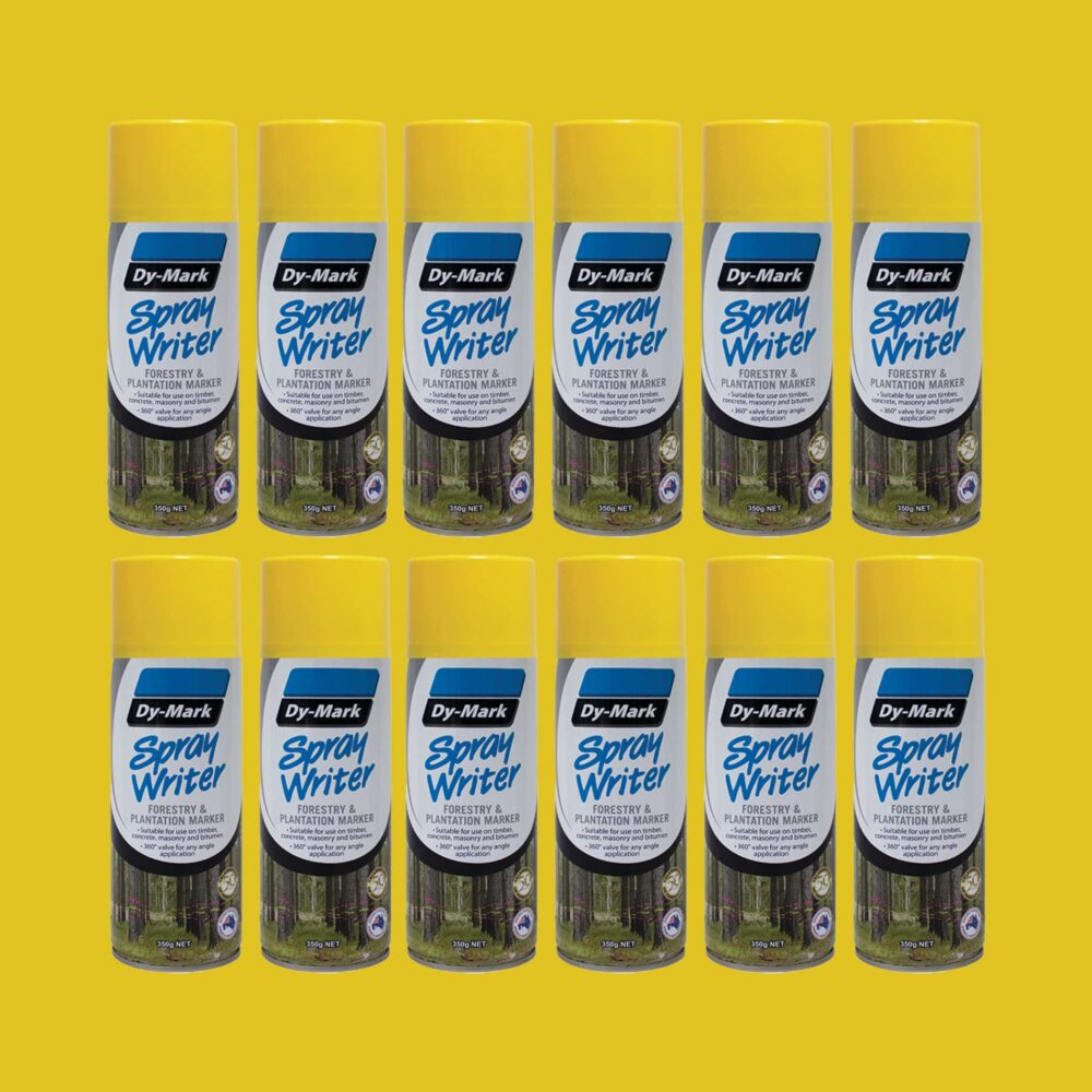 Dy-Mark Spray Writer - 12 Pack Yellow Variation Image