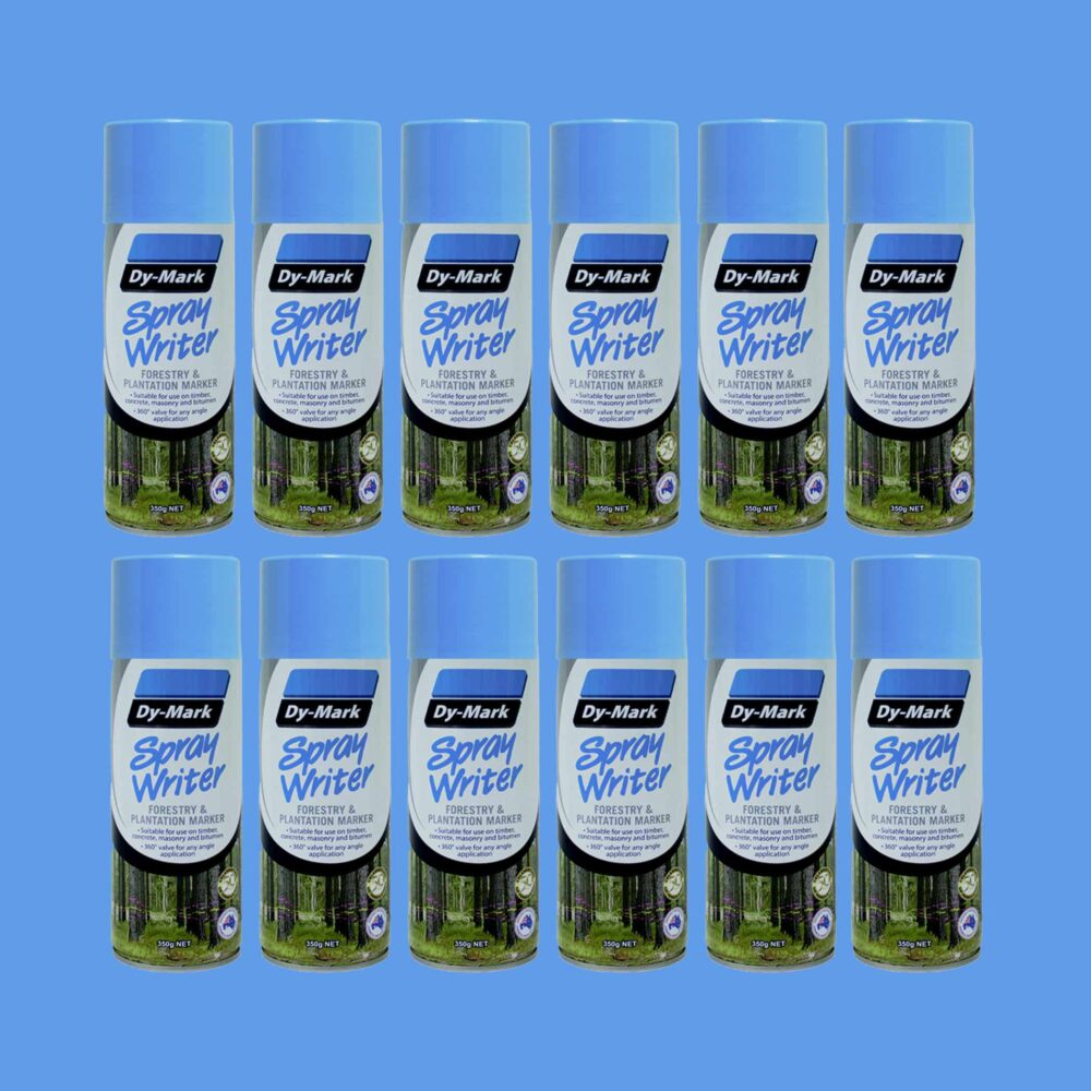 Dy-Mark Spray Writer - 12 Pack Fluoro Blue Variation Image