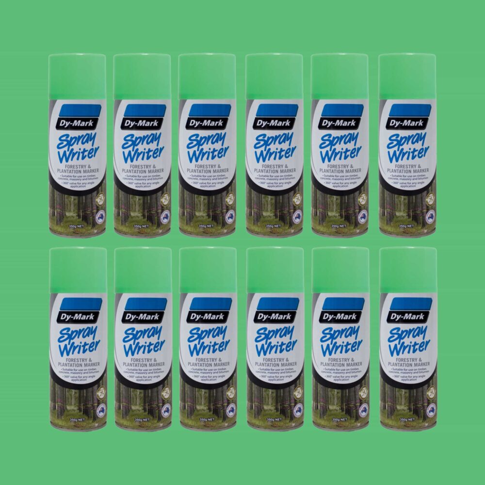 Dy-Mark Spray Writer - 12 Pack Fluoro Green Variation Image