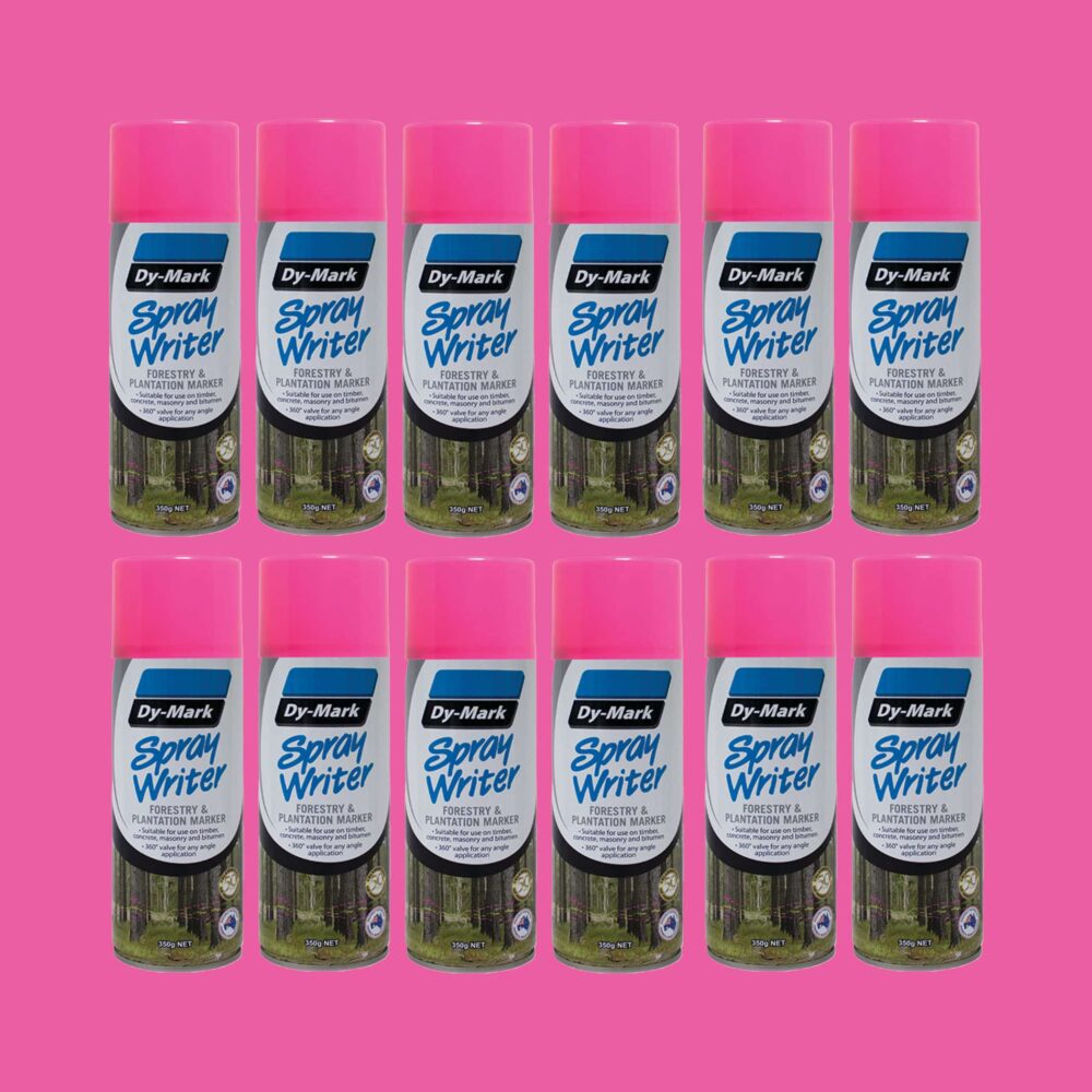 Dy-Mark Spray Writer - 12 Pack Fluoro Pink Variation Image