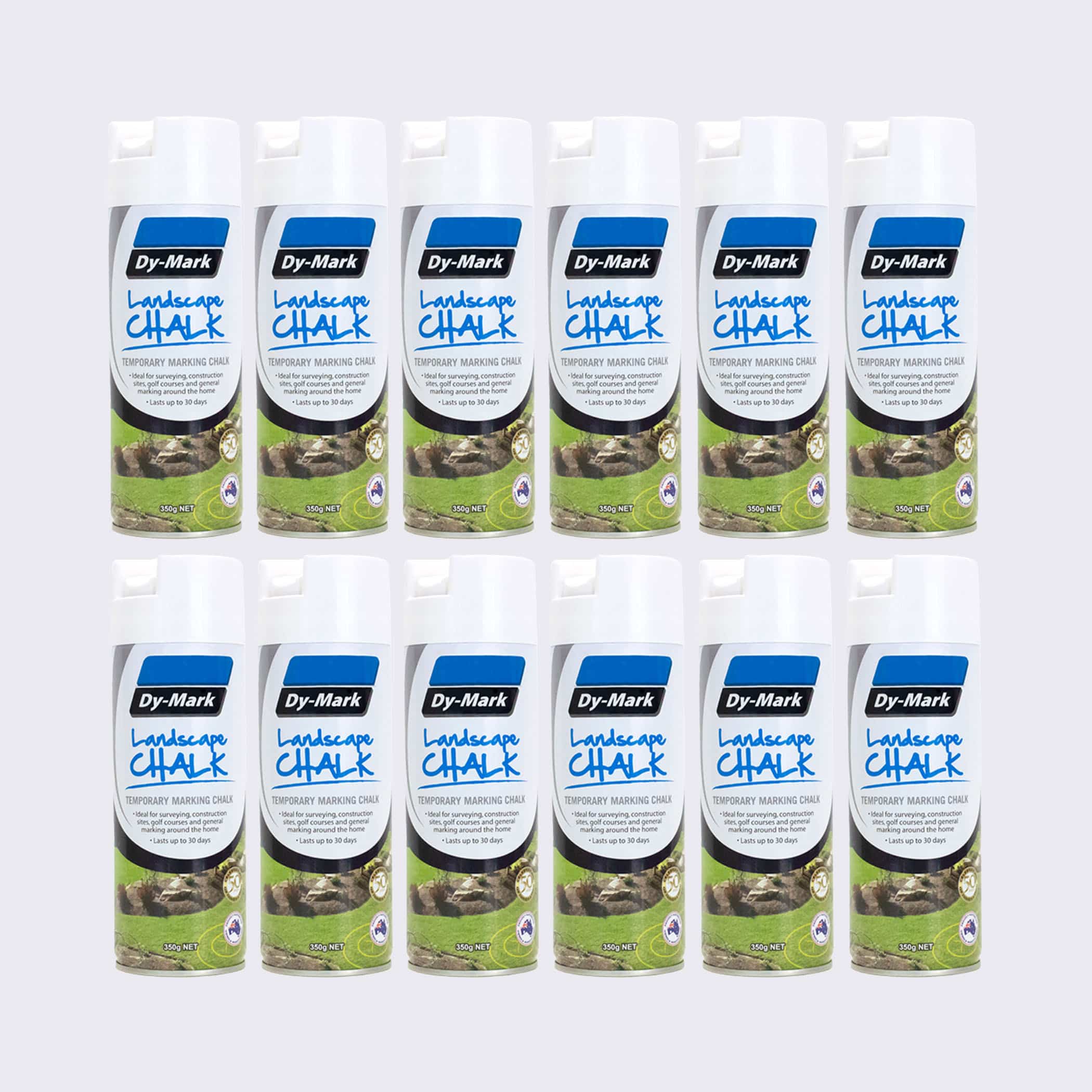 Dy-Mark Landscape Chalk - 12 Pack White Variation Image