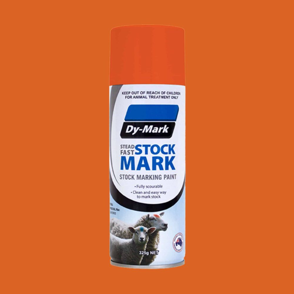 Dy-Mark Steadfast Stock Marking Paint - Single Item Orange Variation Image