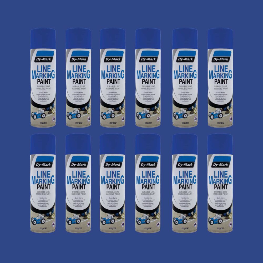 Dy-Mark Line Marking Paint - 12 Pack Blue Variation Image