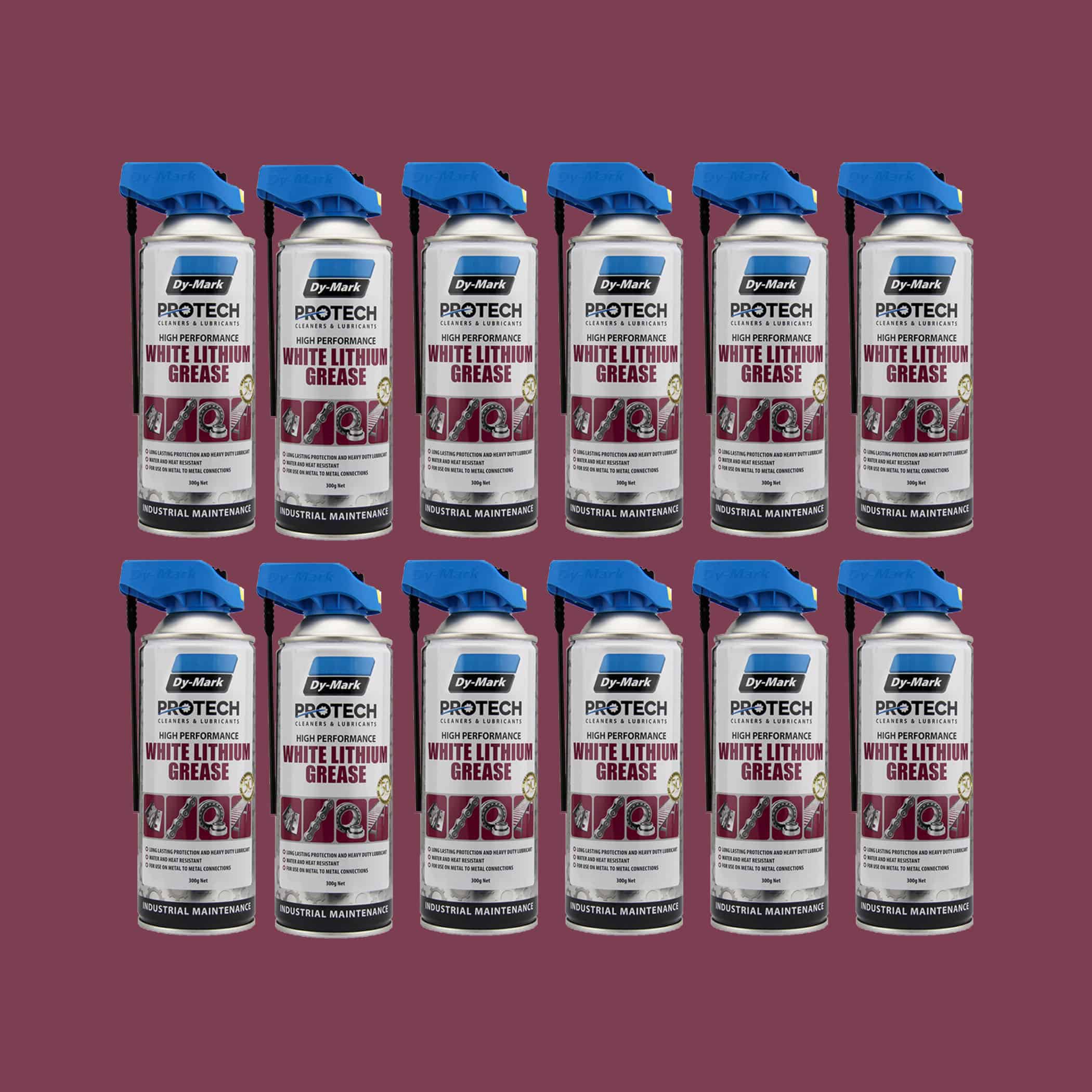 Dy-Mark Protech White Lithium Grease - 12 Pack Variation Image