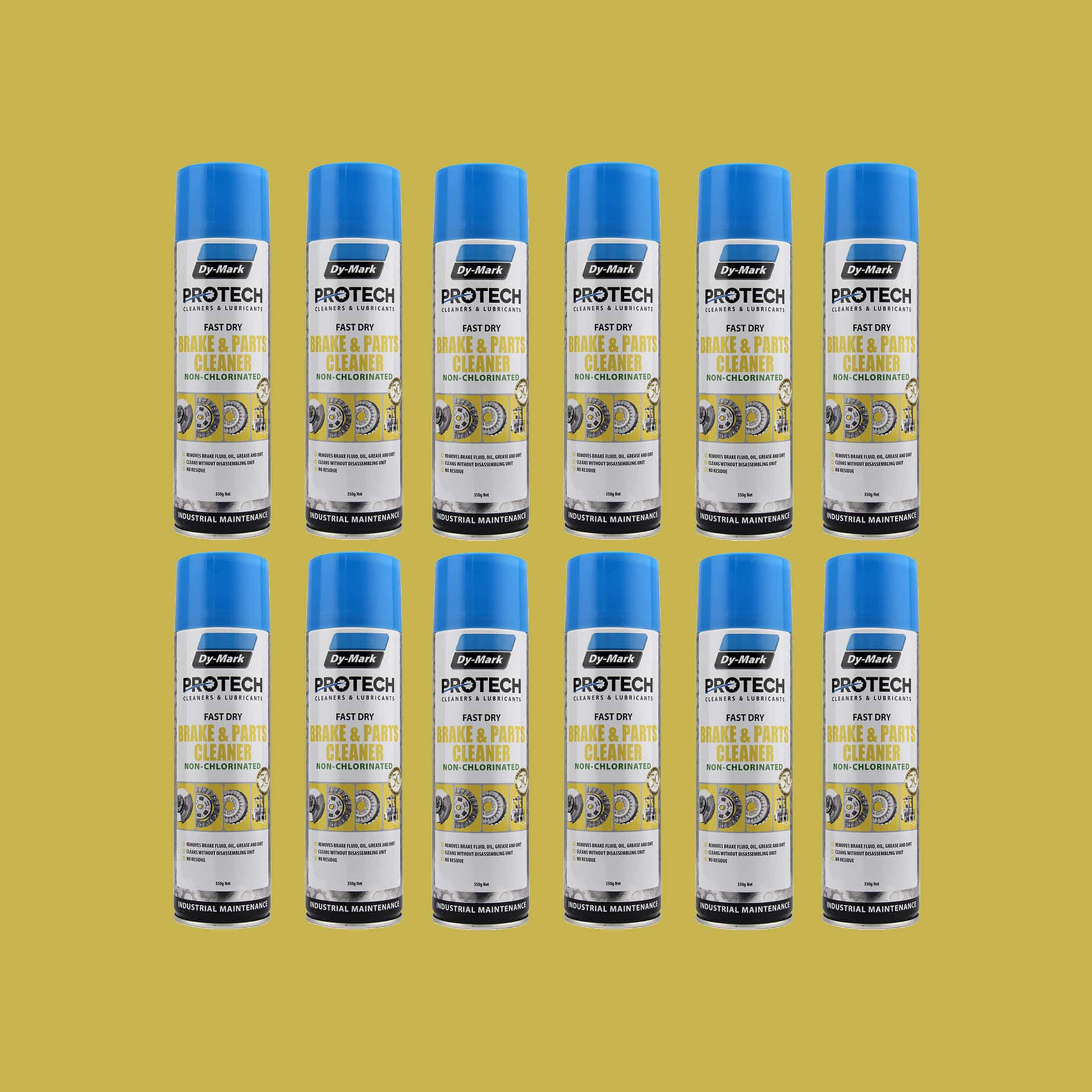 Dy-Mark Protech Brake and Parts Cleaner NC - 12 Pack Variation Image