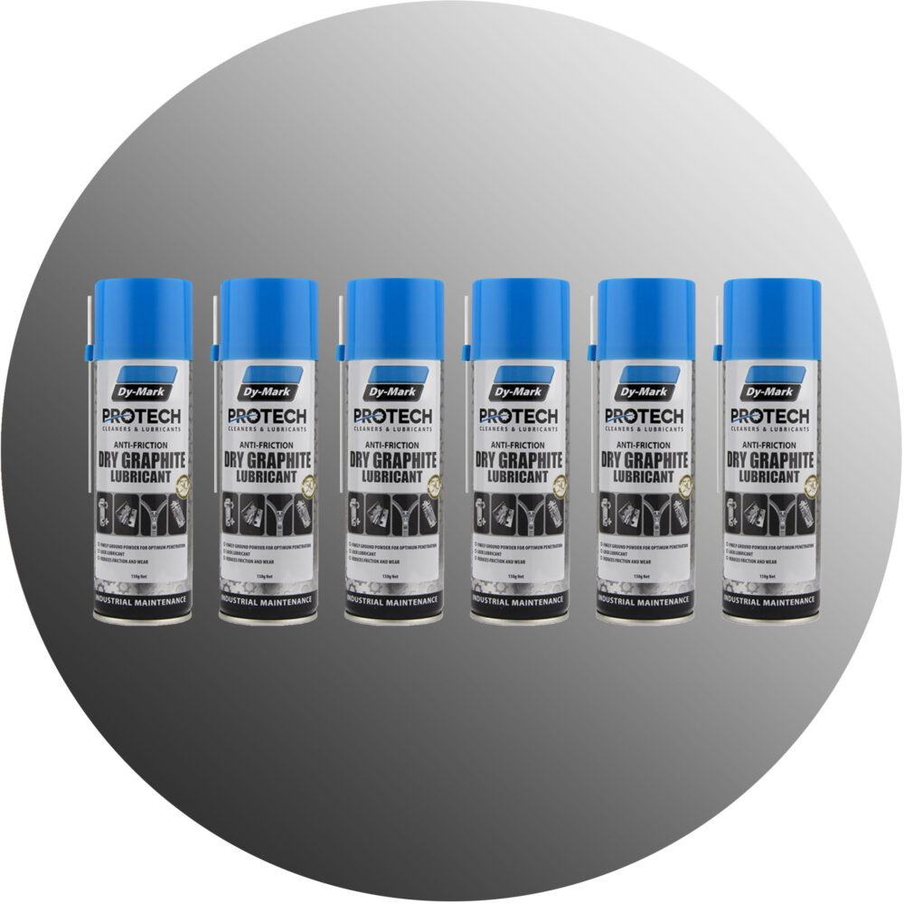 Dy-Mark Protech Dry Graphite Lubricant - 6-Pack Variation Image