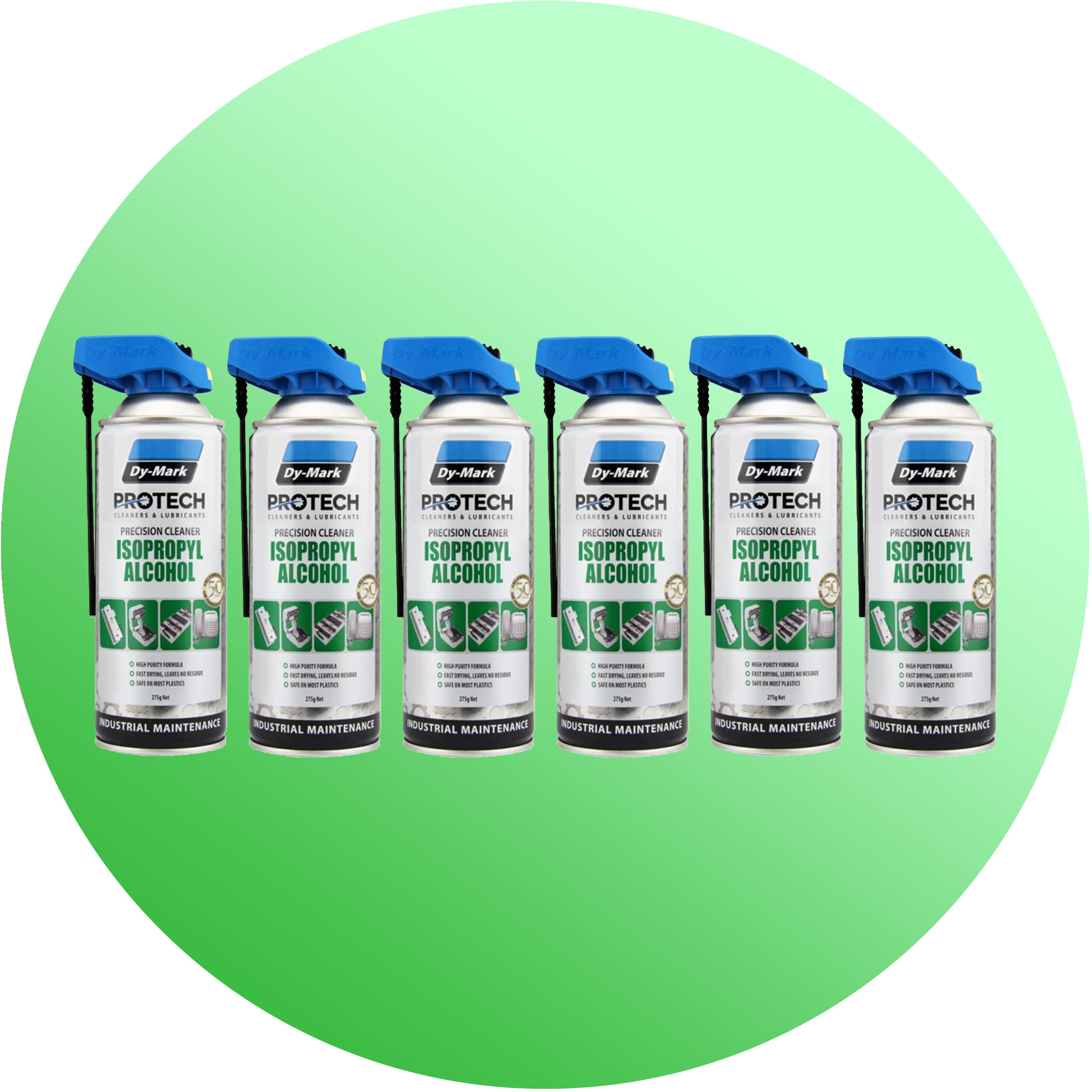 Dy-Mark Protech Isopropyl Alcohol Precision Cleaner - 6-Pack Variation Image