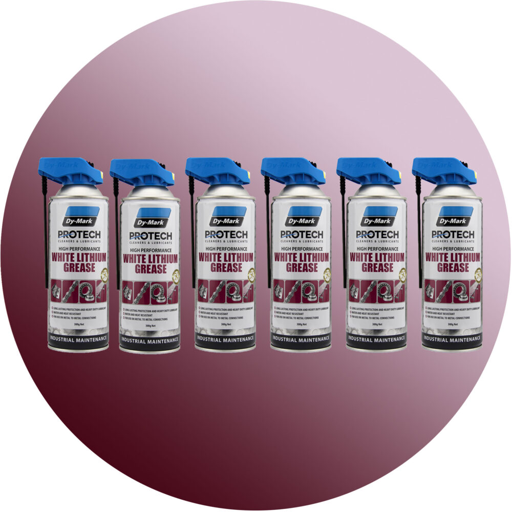 Dy-Mark Protech White Lithium Grease - 6-Pack Variation Image