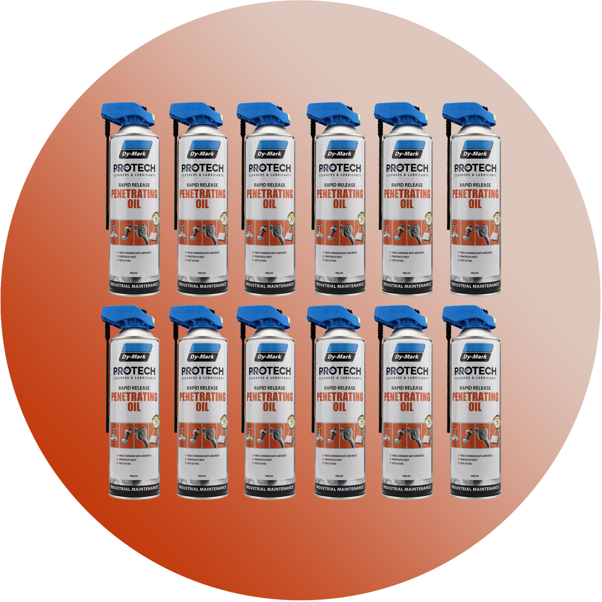Dy-Mark Protech Penetrating Oil - 6-Pack Dy-Mark Protech Penetrating Oil - 6-Pack Variation Image
