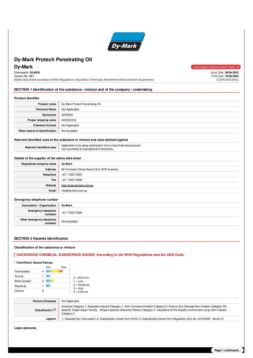 Technical Specifications