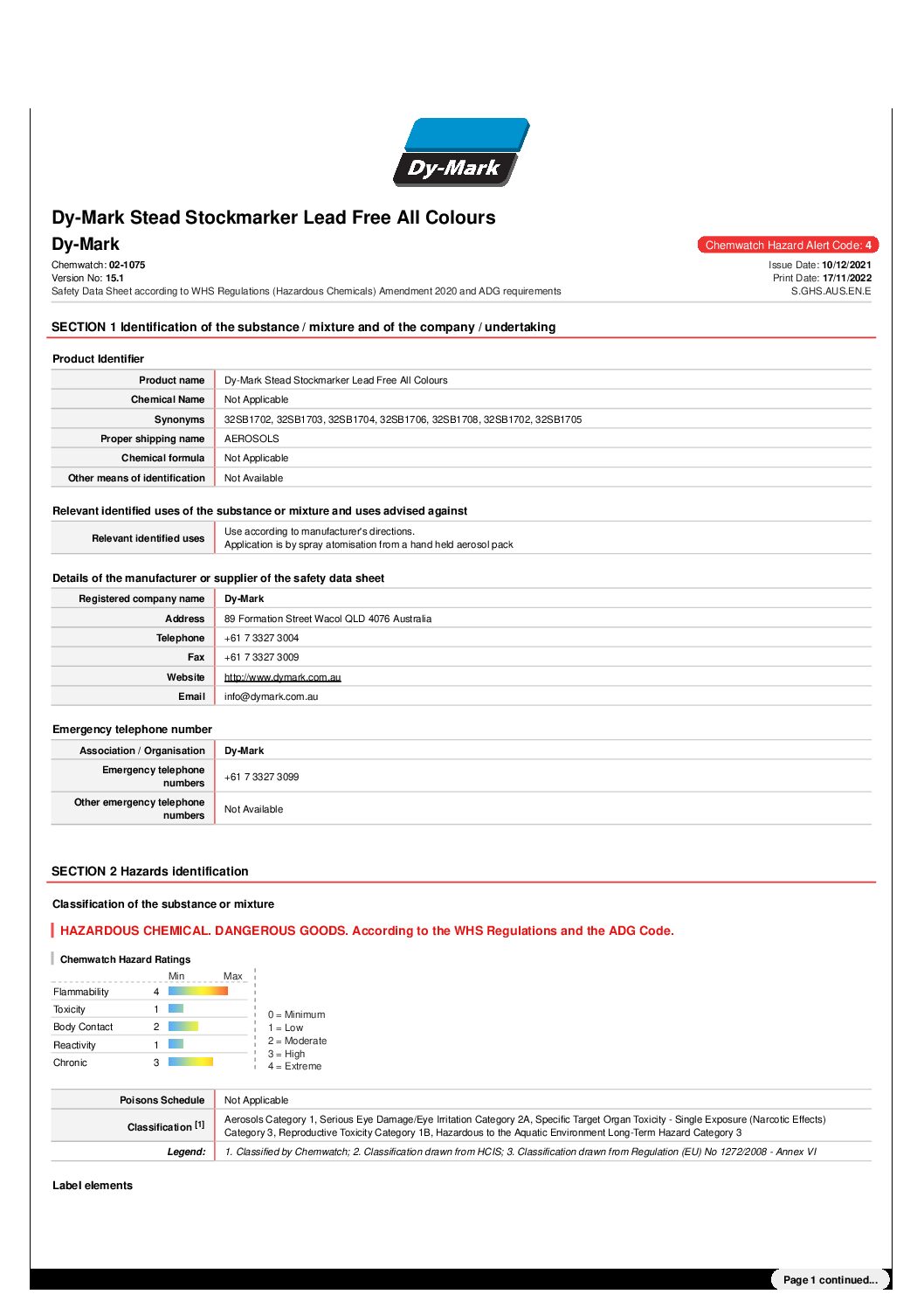Technical Specifications
