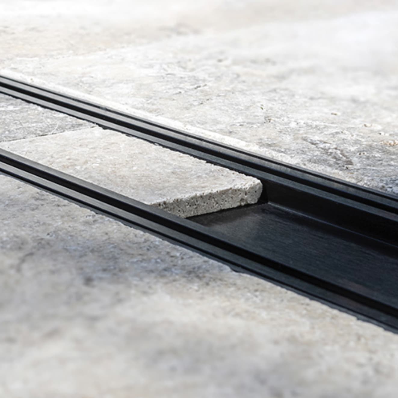 Lauxes 128mm Next Generation Tile Insert Storm Water Grate - Gallery Image