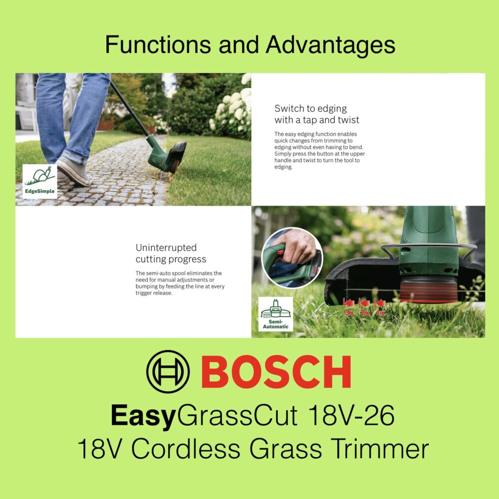 Bosch EasyGrassCut 18V-26 - Gallery Image