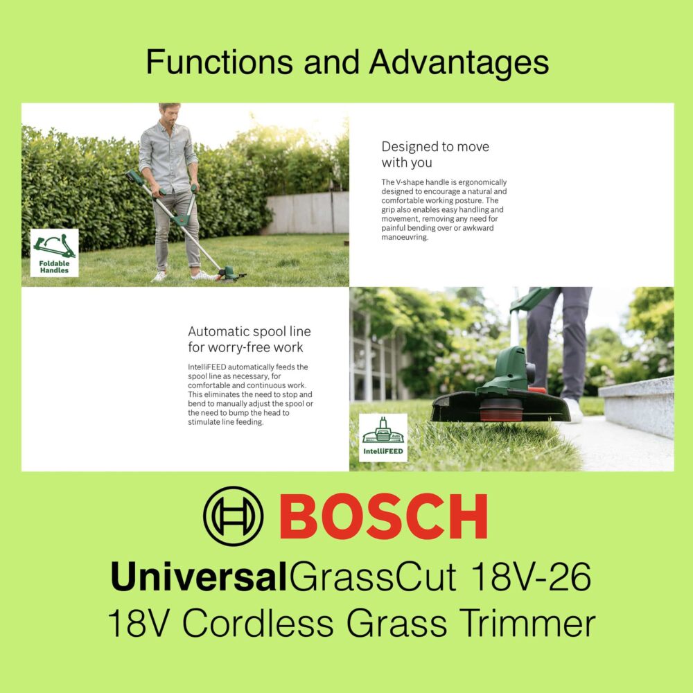 Bosch UniversalGrassCut 18V-26 - Gallery Image