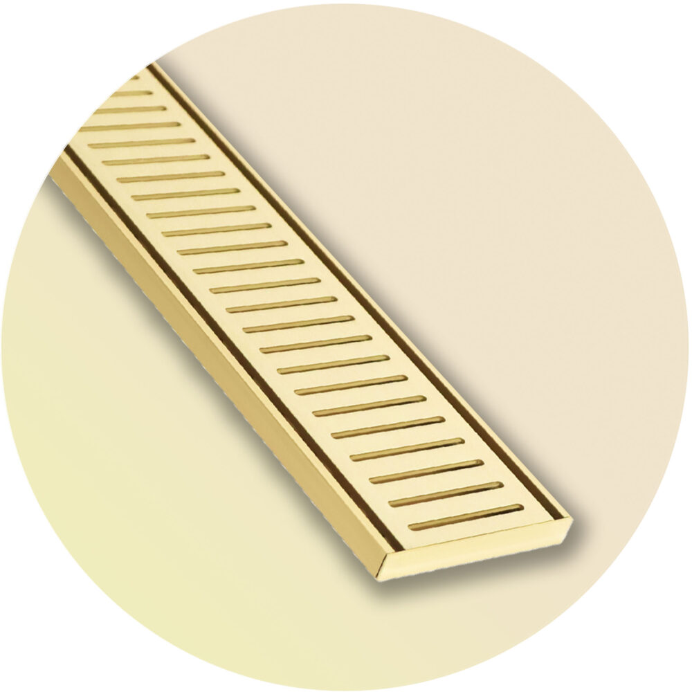 Lauxes NXT14 Linear Floor Grate - Gold Variation Image