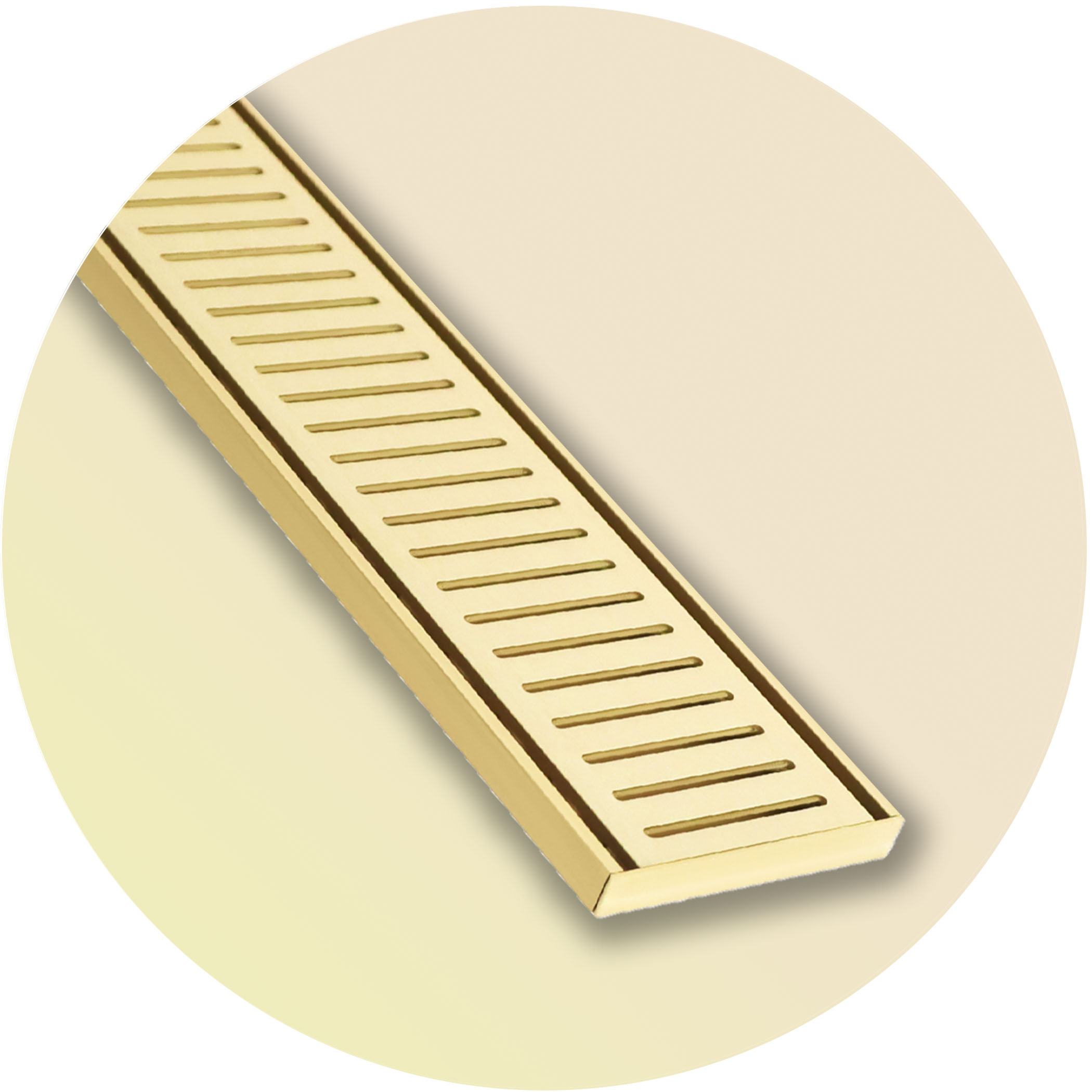 Lauxes NXT14 Linear Floor Grate - Gold Variation Image