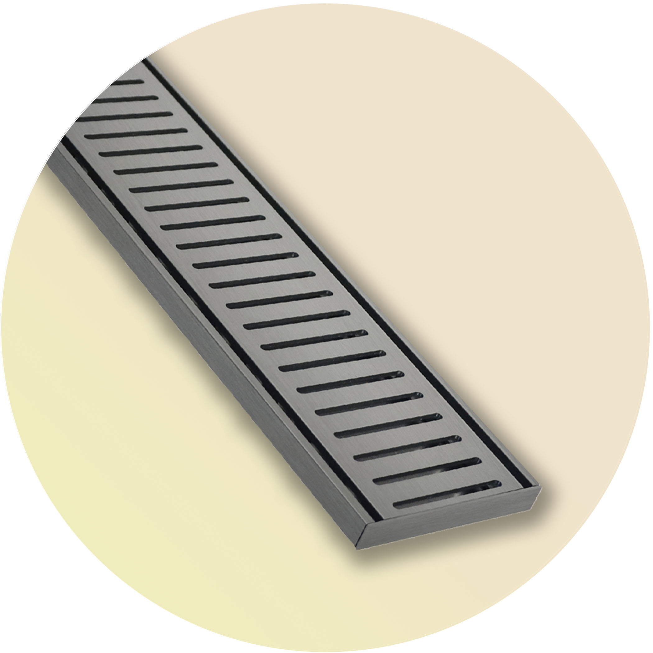 Lauxes NXT14 Linear Floor Grate - Gunmetal Variation Image