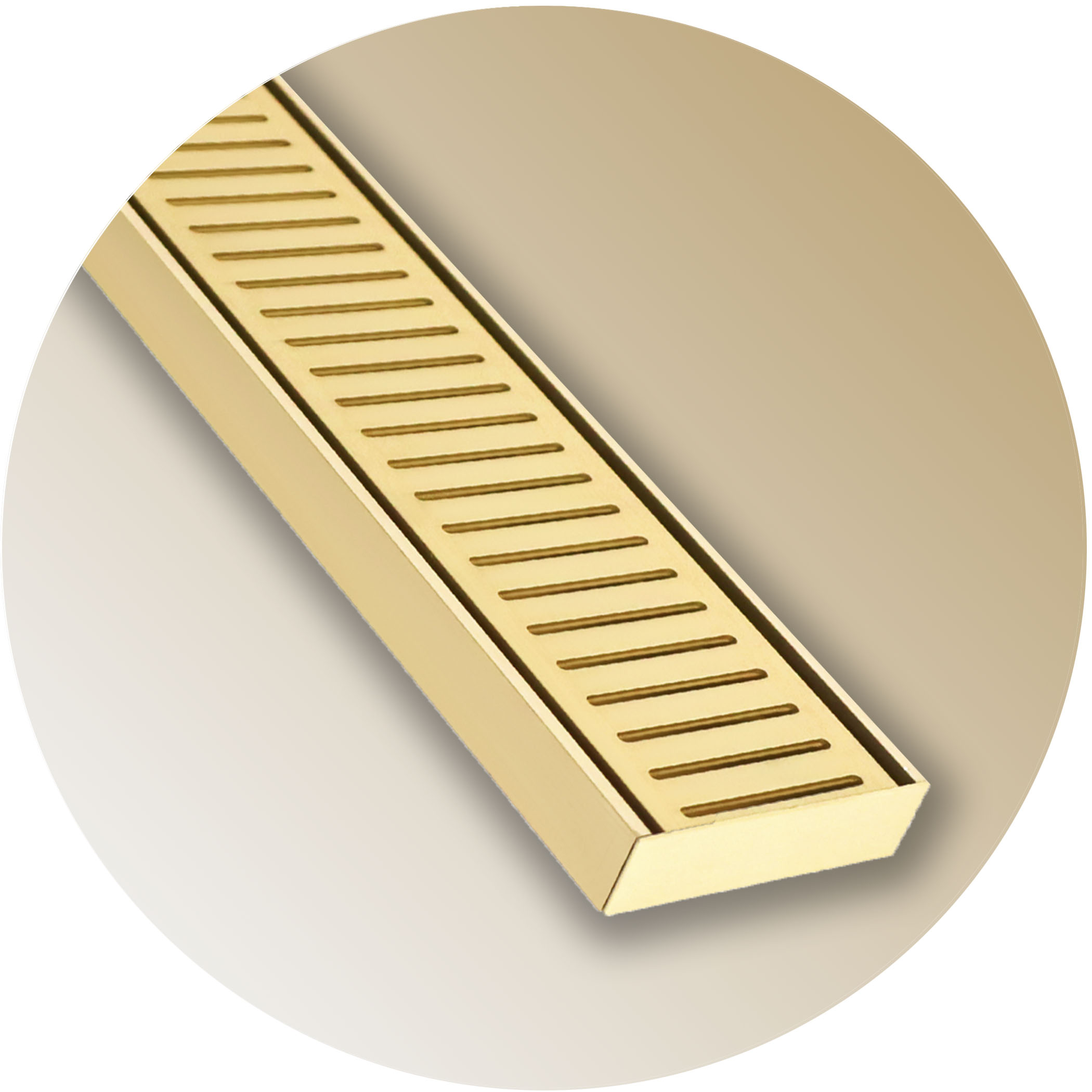 Lauxes NXT26 Linear Floor Grate - Gold Variation Image