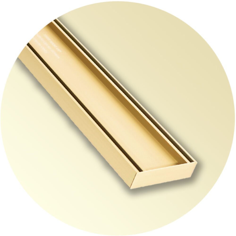Lauxes STI26 Slimline Tile Insert Grate - Gold Variation Image
