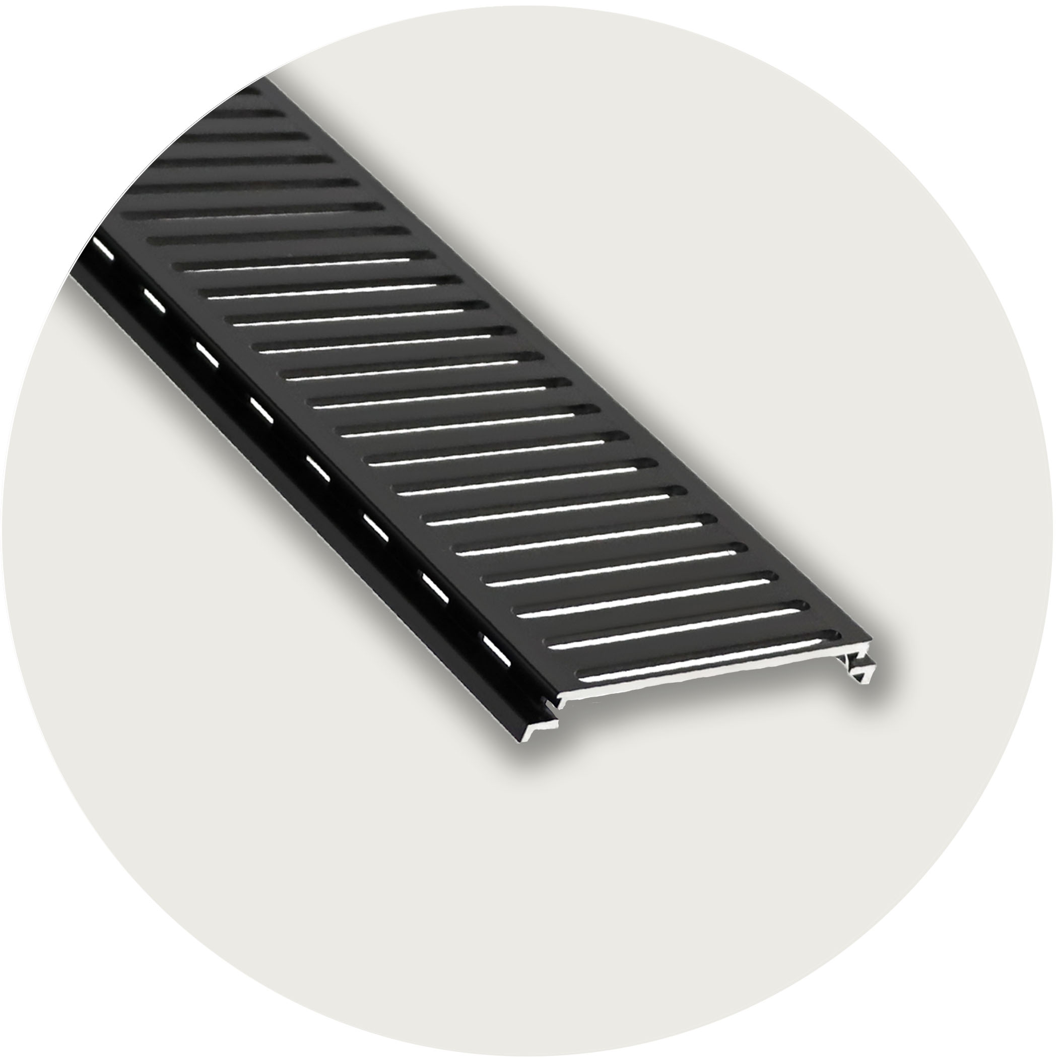 Lauxes SW128 Storm Water Cover Grate - Midnight Variation Image