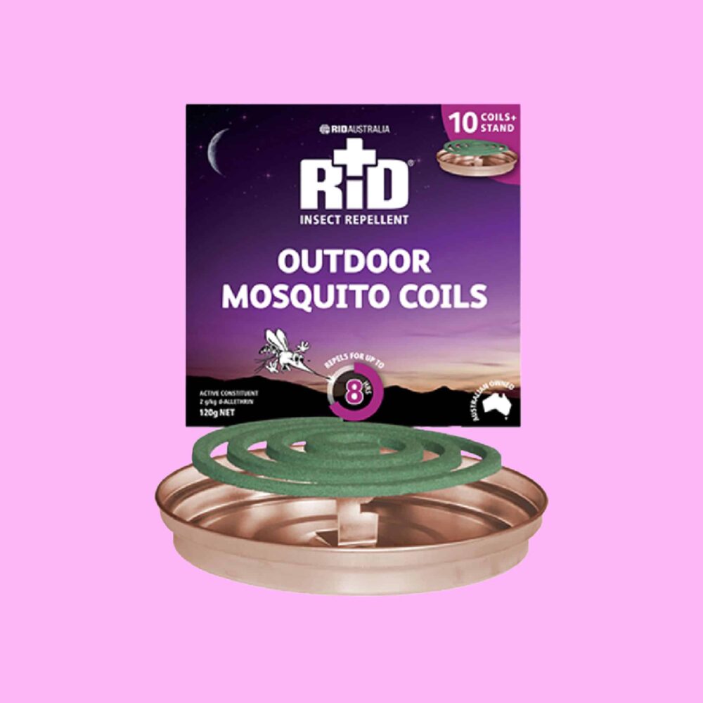 Rid Outdoor Mosquito Coils 10 Pack with Stand - Single Item Variation Image