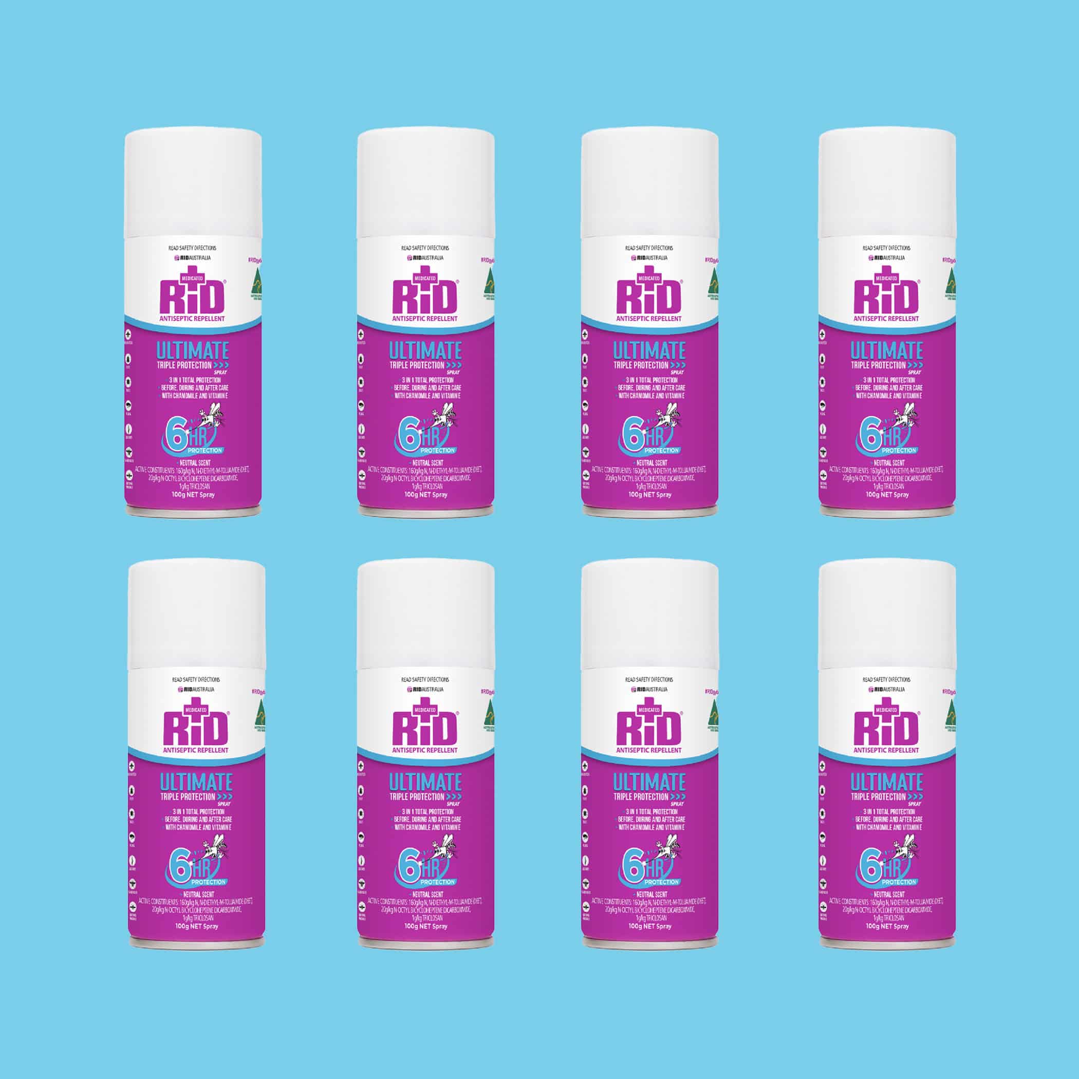 Rid Ultimate Strength Aerosol 100g - 8 Pack Variation Image