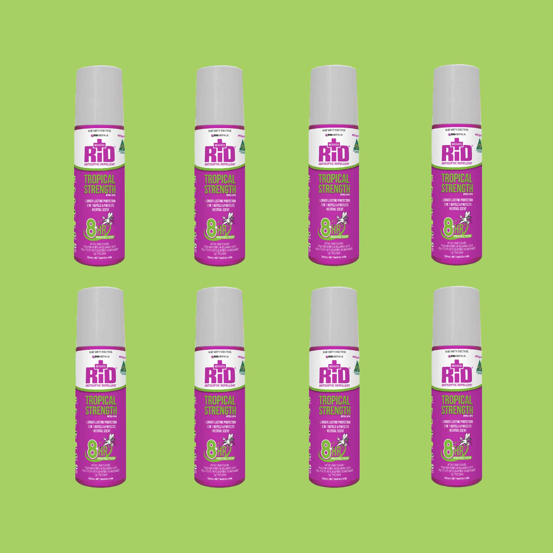 Rid Tropical Strength Roll On 100ml - 8 Pack Variation Image
