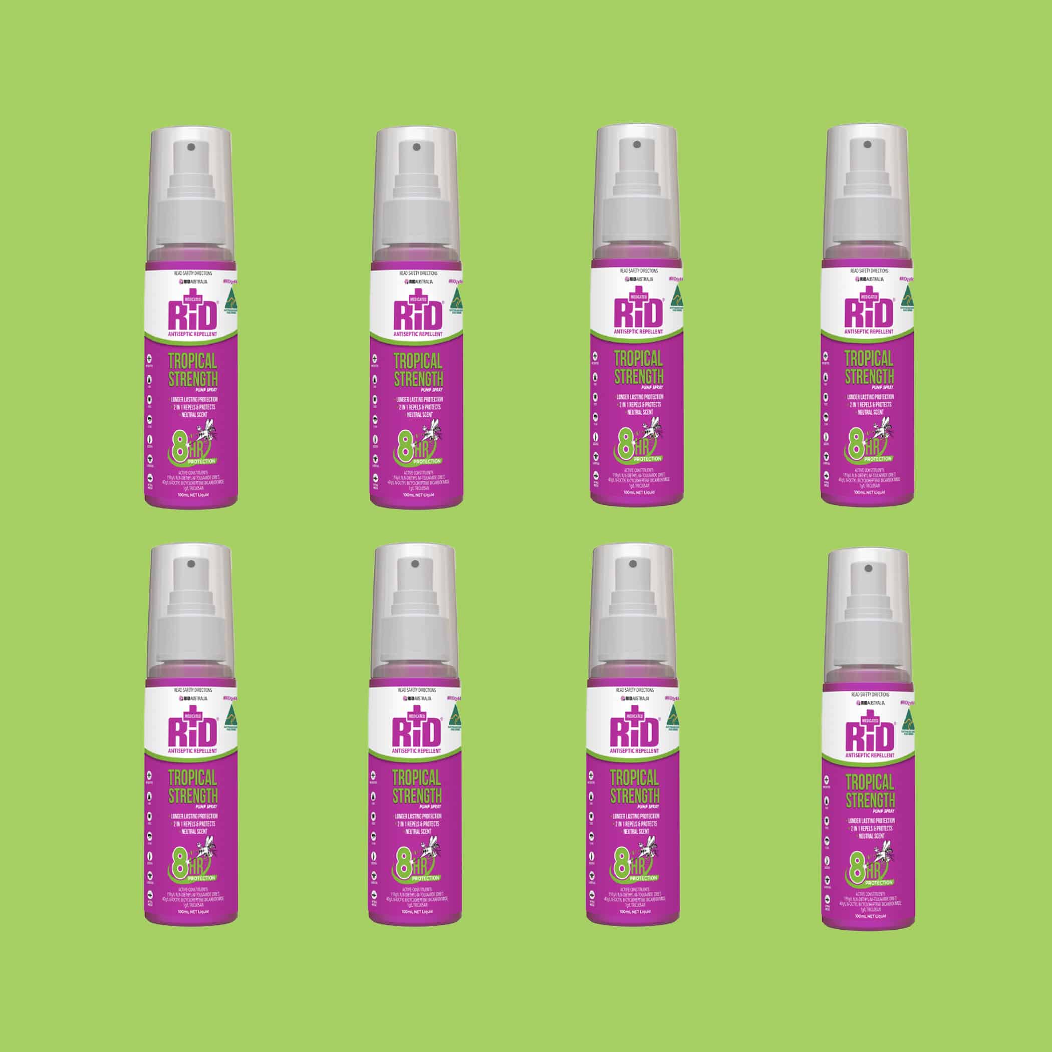 Rid Tropical Strength Lotion Pump Spray 100ml - 8 Pack Variation Image