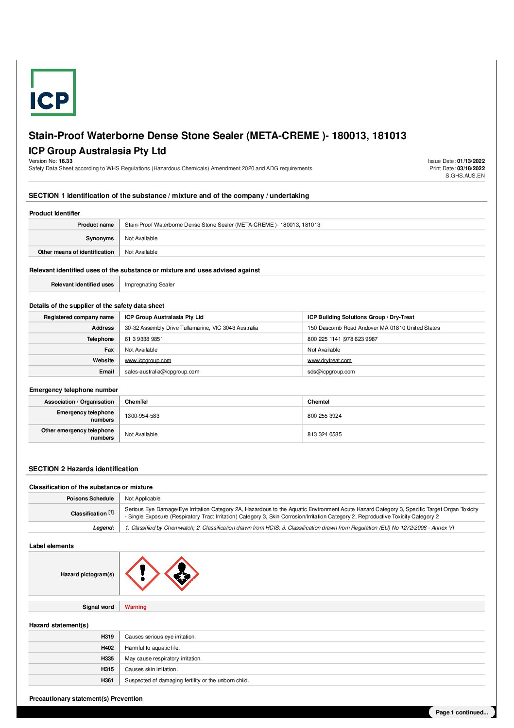 Technical Specifications