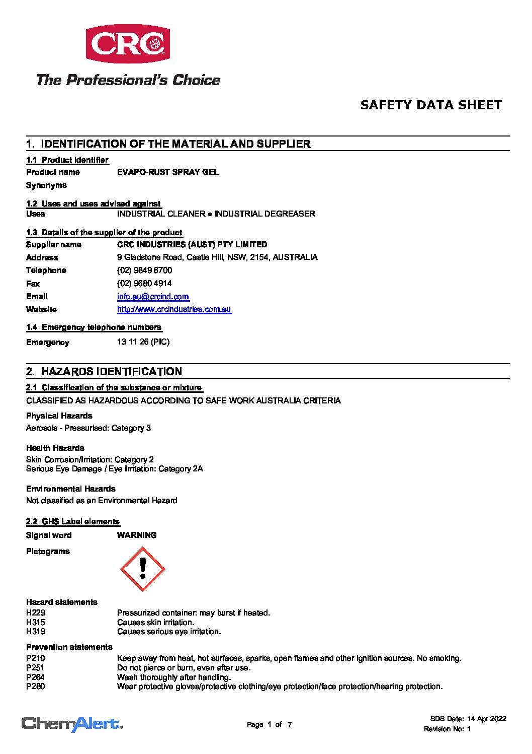 Technical Specifications