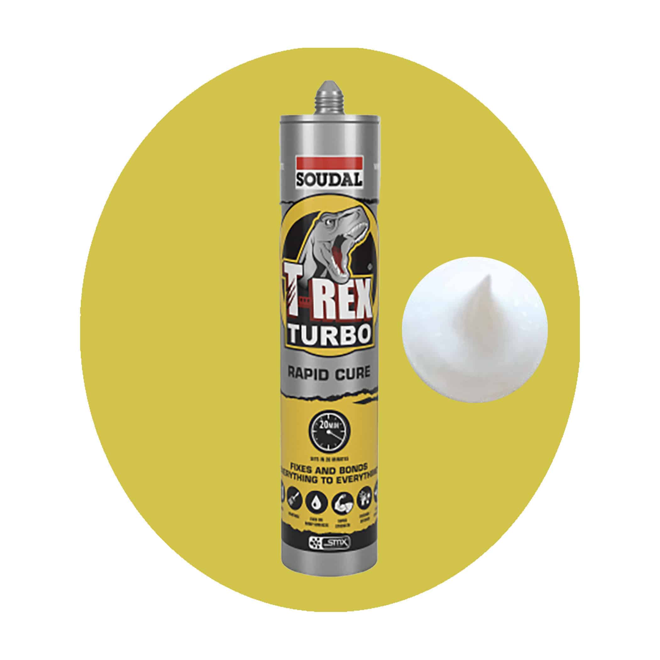 Soudal T Rex Turbo Rapid Cure Adhesive - Single Item Variation Image