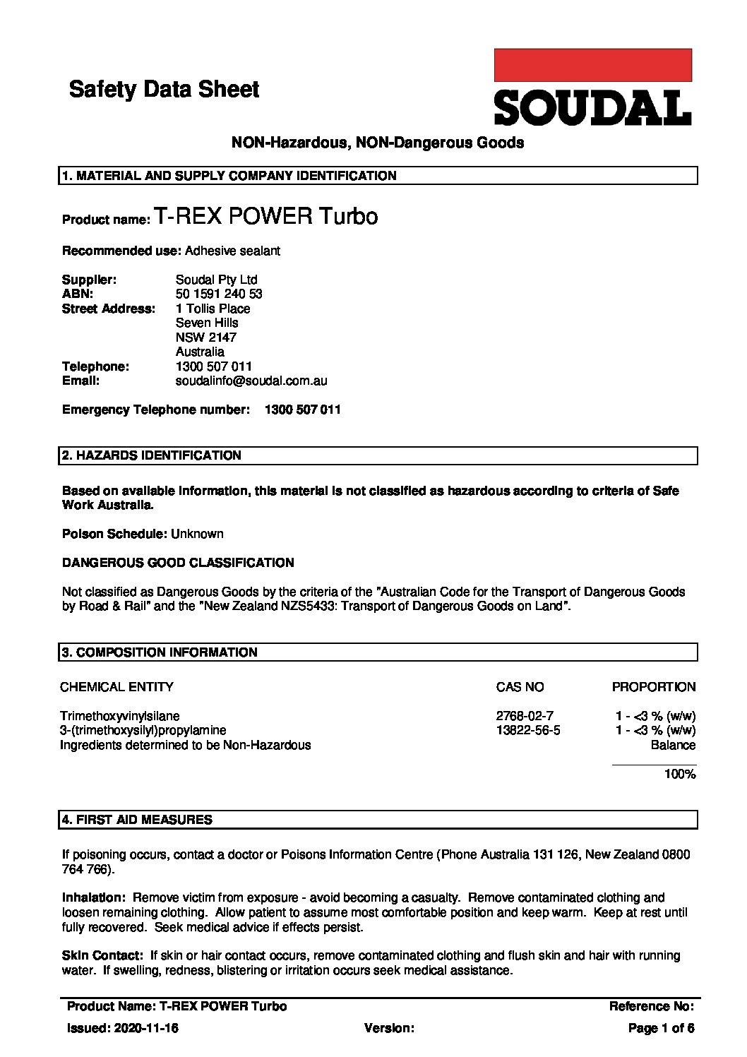 Technical Specifications