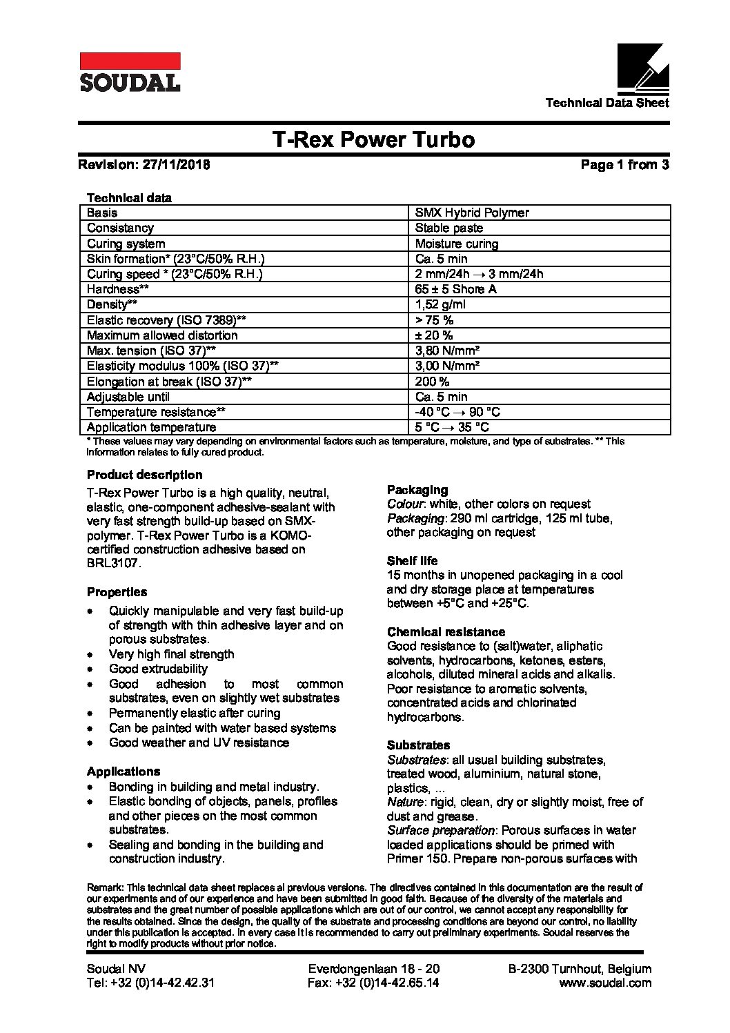 Technical Specifications